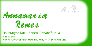 annamaria nemes business card